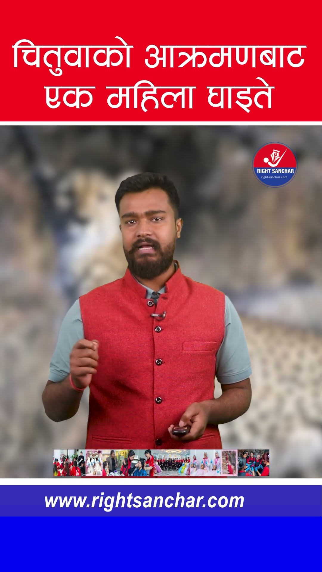 दार्चुलामा चितुवाको आक्रमणबाट एक महिला घाइते